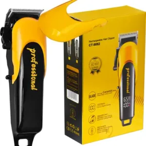 wagari HTC AT 8082 trimmer with 240 minutes runtime and 18 length settings – Yellow