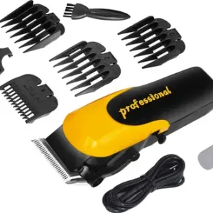 wagari HTC AT 8082 trimmer with 240 minutes runtime and 18 length settings – Yellow