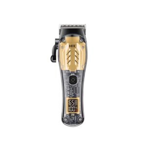 HTC CT-7202 luxury professional hair clipper with transparent design and LED display
