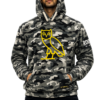 Camouflage Printed Hooded Sweatshirt | Winter Hoodie
