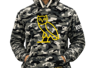 Camouflage Printed Hooded Sweatshirt | Winter Hoodie