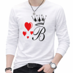 White Printed T-Shirt for Men