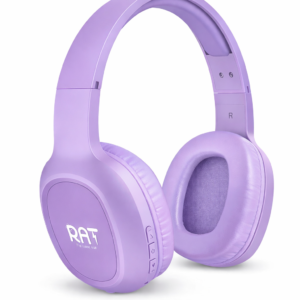 RAT Iconic Volt Wireless Headphone – Light Purple (Bluetooth 5.1, Deep Bass)