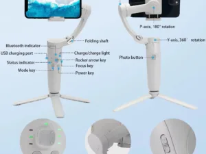 3 Axis Smartphone Gimbal Stabilizer (Foldable & Portable)