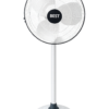 BEST pedestal fan white color high speed stand fan