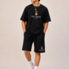 Union Fire Premium Men's Co-Ord Set | Textured T-Shirt & Shorts | Stay Awake Print